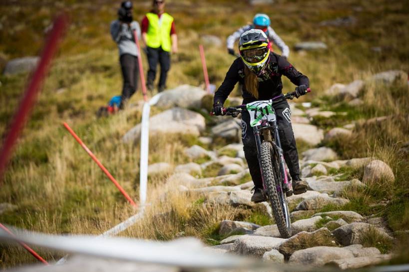 Mikayla Parton in action at Fort William